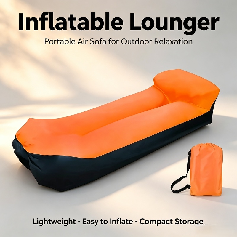 Outdoor Furniture Pillows - Fast Inflatable Waterproof Lounge Chair with