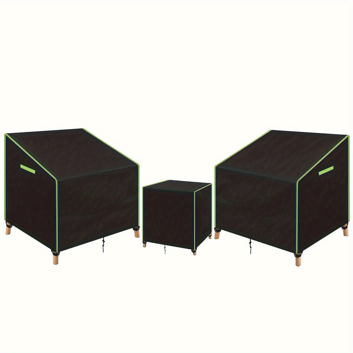 Outdoor Furniture With Covers - 3 Pack Outdoor Patio Chair Covers