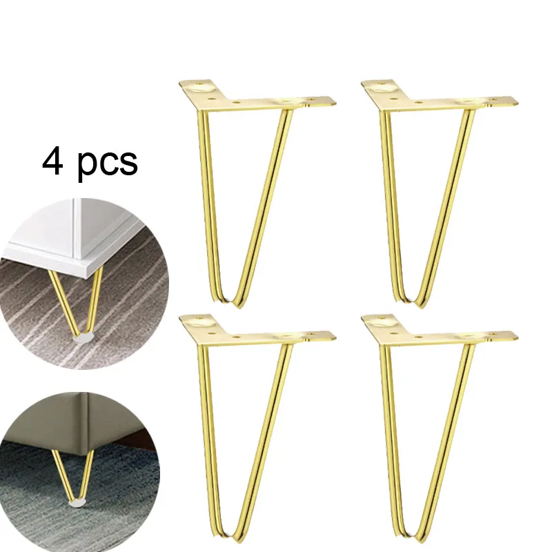 Outdoor Furniture Leg Protectors - 4pcs Furniture Heavy Duty Metal Furniture