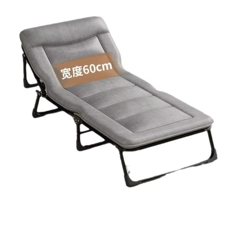 Outdoor Furniture Fabric - Simple Adult Nap Recliner Portable Metal