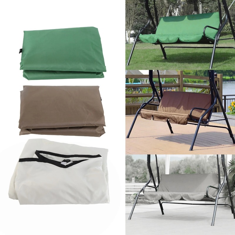Outdoor Furniture With Covers - All-Weather Waterproof Swing Seat Cushion Cover,