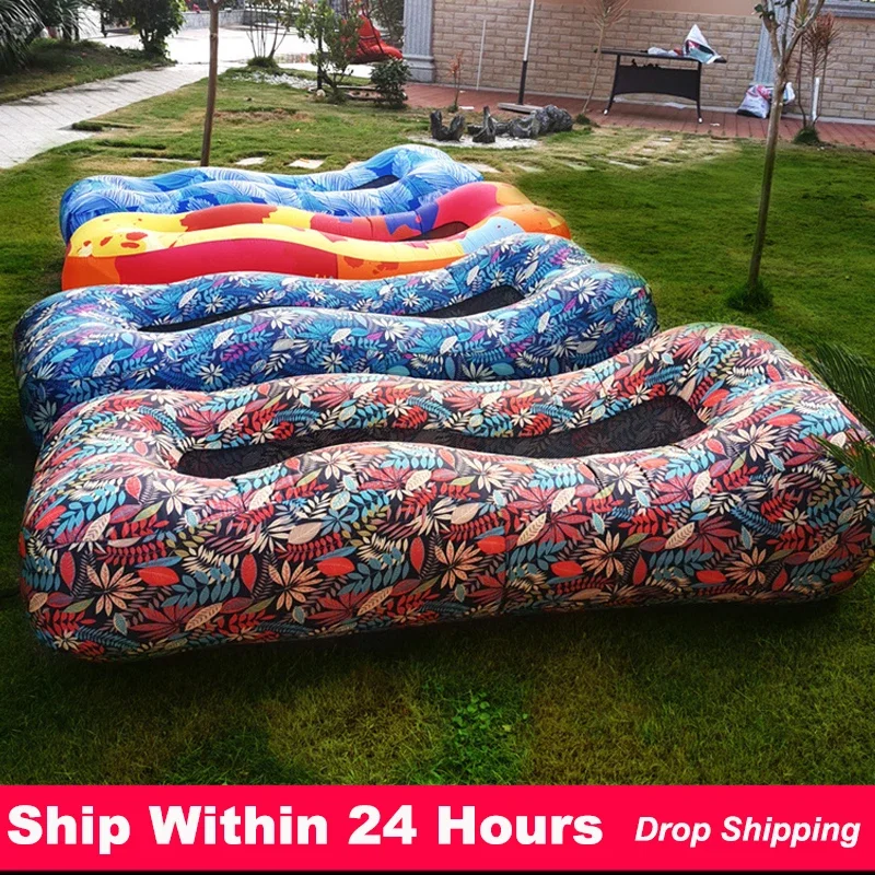 Outdoor Furniture Pillows - Inflatable Sofa Bed To Sleep Double