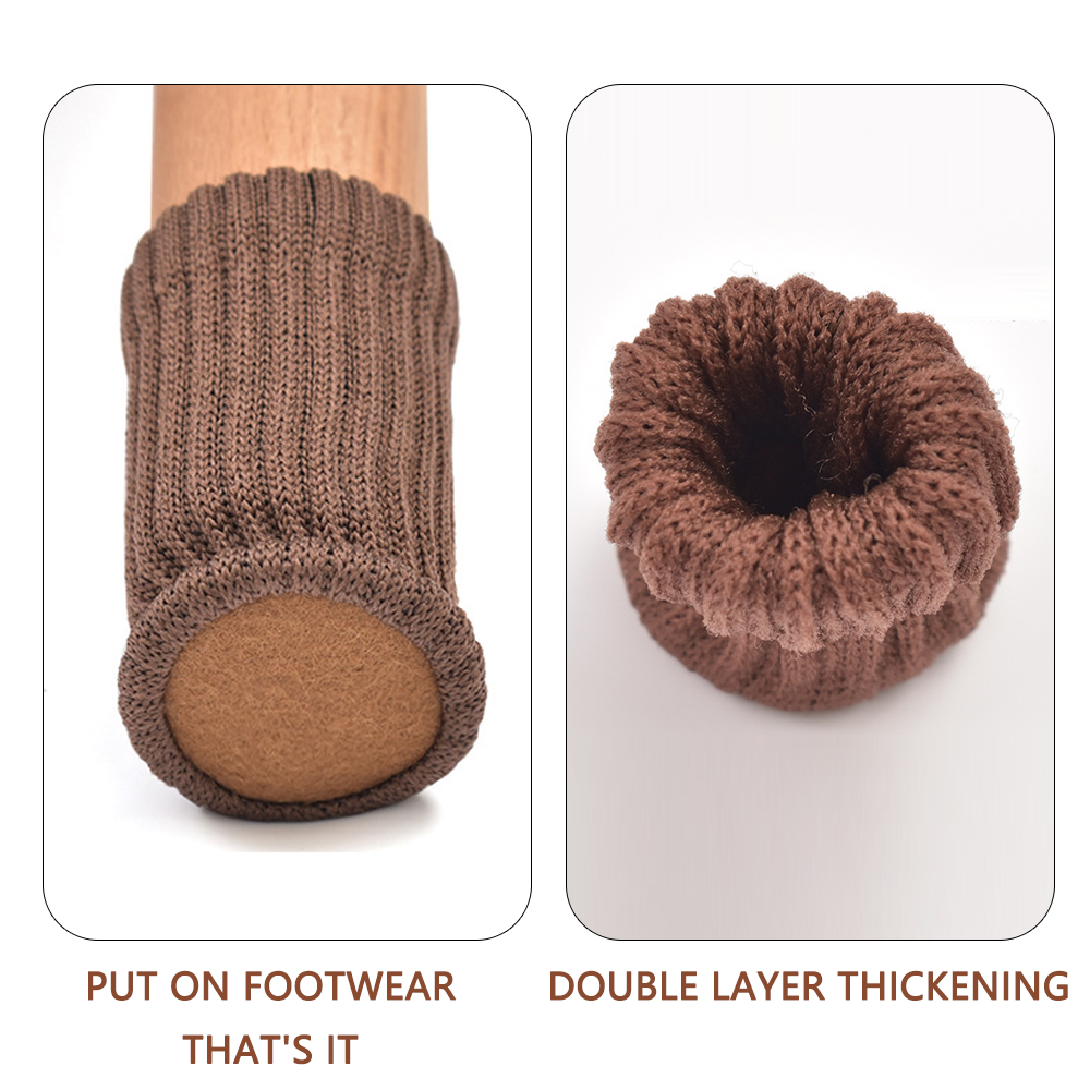 16/24Pcs Chair Legs Socks Knit - đánh giá và giá Outdoor Furniture Leg Protectors