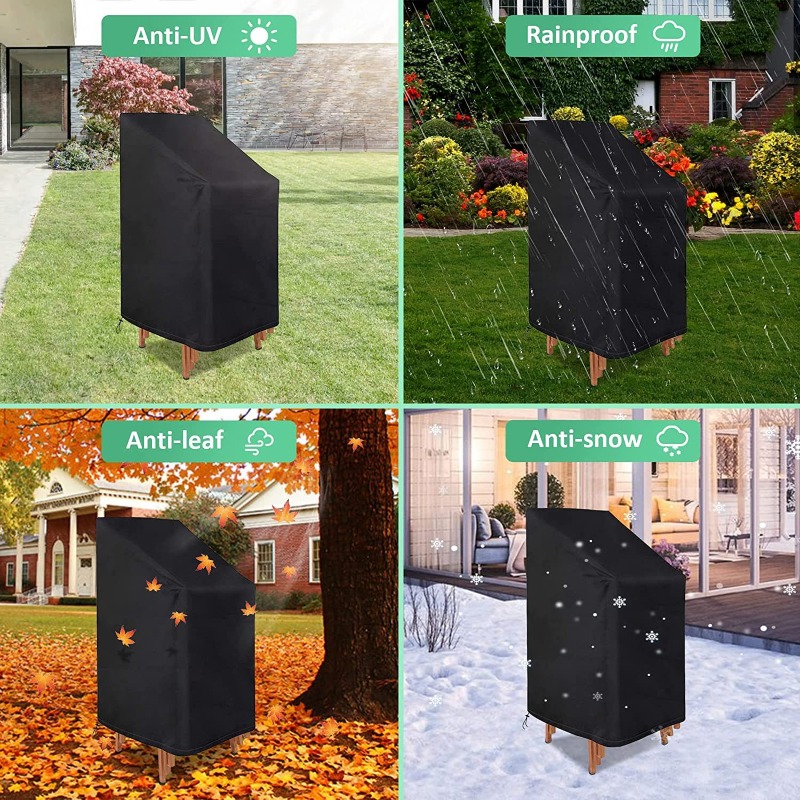 1/2/PCS Stacked Chair Dust Cov - đánh giá và giá Outdoor Furniture With Covers