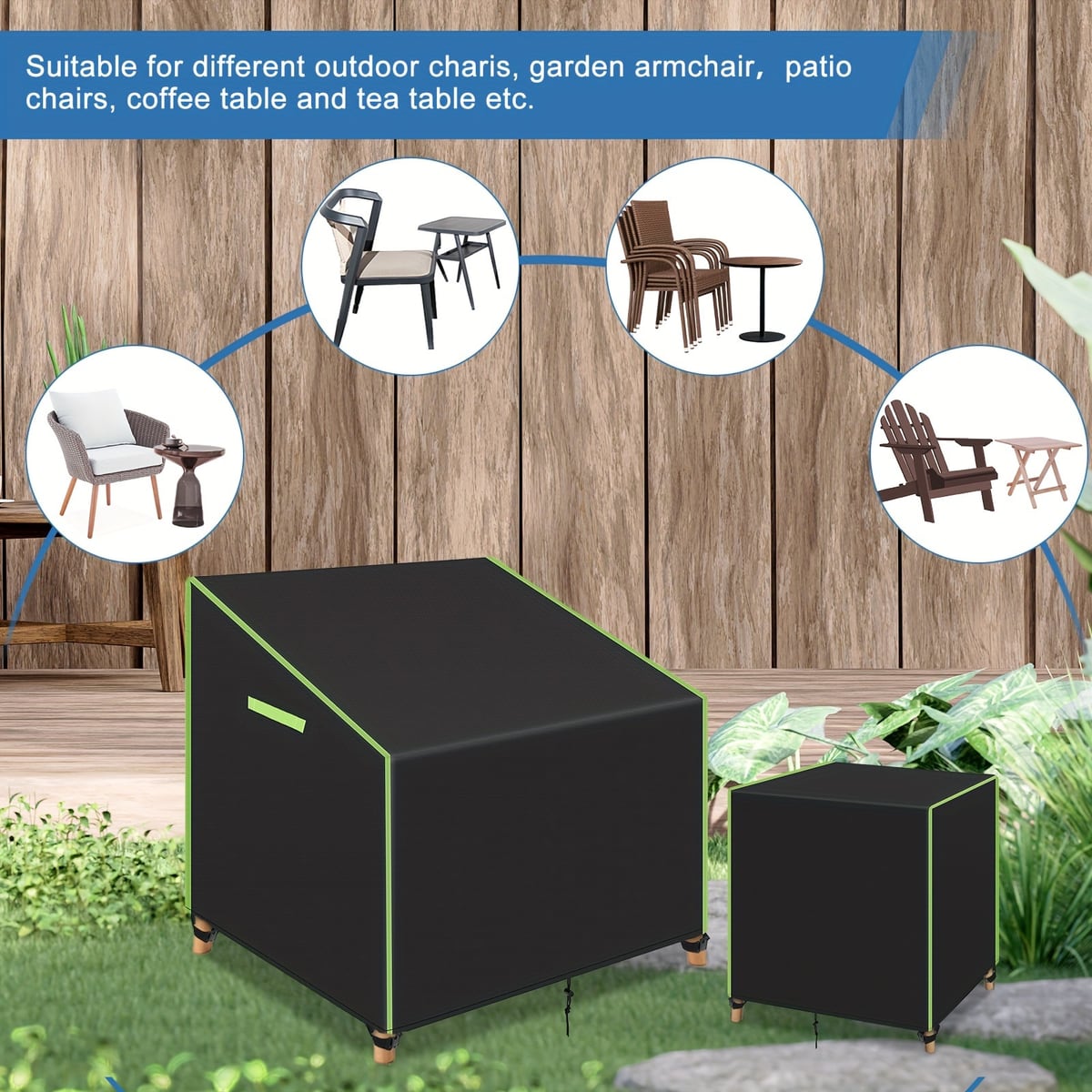 3 Pack Outdoor Patio Chair Cov - đánh giá và giá Outdoor Furniture With Covers