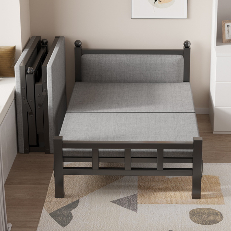 Foldable Single Iron Bed Home  - đánh giá và giá Camping Cot Foldable