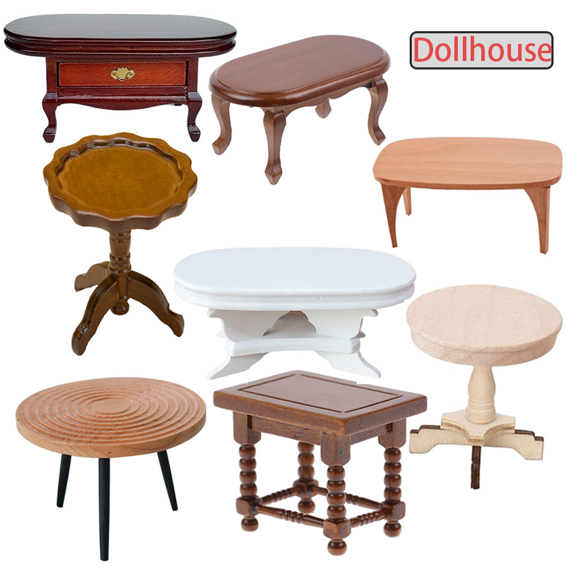 1:12 Dollhouse Miniature Round - đánh giá và giá Outdoor Furniture Wood