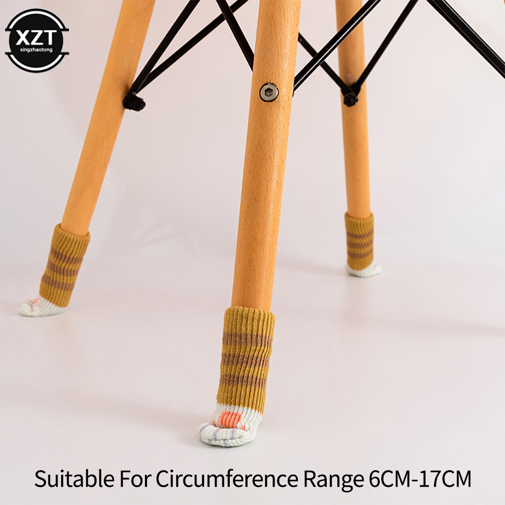 4Pcs Non-Slip Wear Cute Cat Pa - đánh giá và giá Outdoor Furniture Leg Protectors