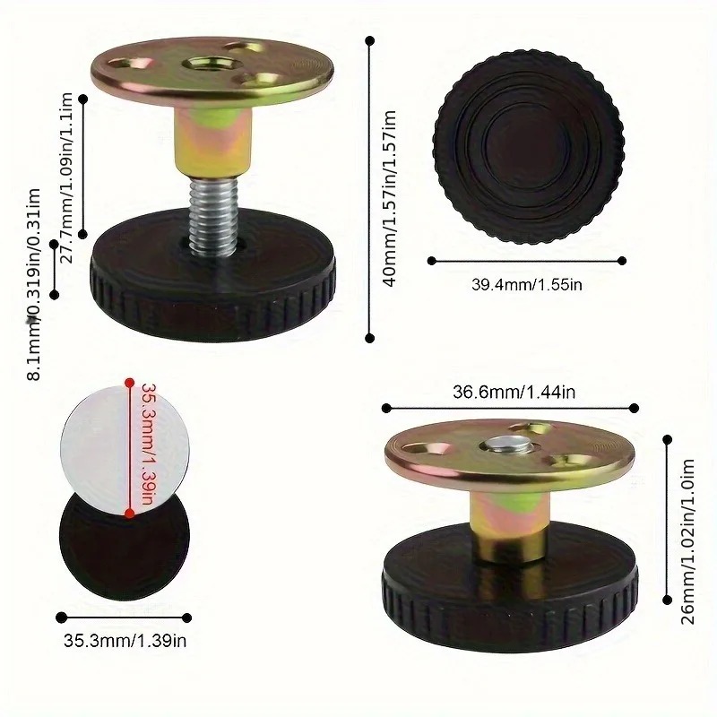 Adjustable Furniture Feet, Ste - đánh giá và giá Outdoor Furniture Leg Protectors