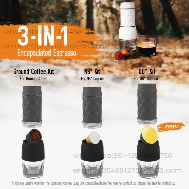 Portable coffee machine 3-in-1 - đánh giá và giá Outdoor Furniture Italian