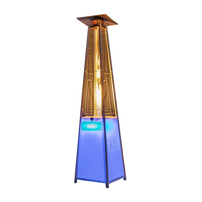 Pyramid-shaped LED Glass Tube  - đánh giá và giá Patio Heater Standing