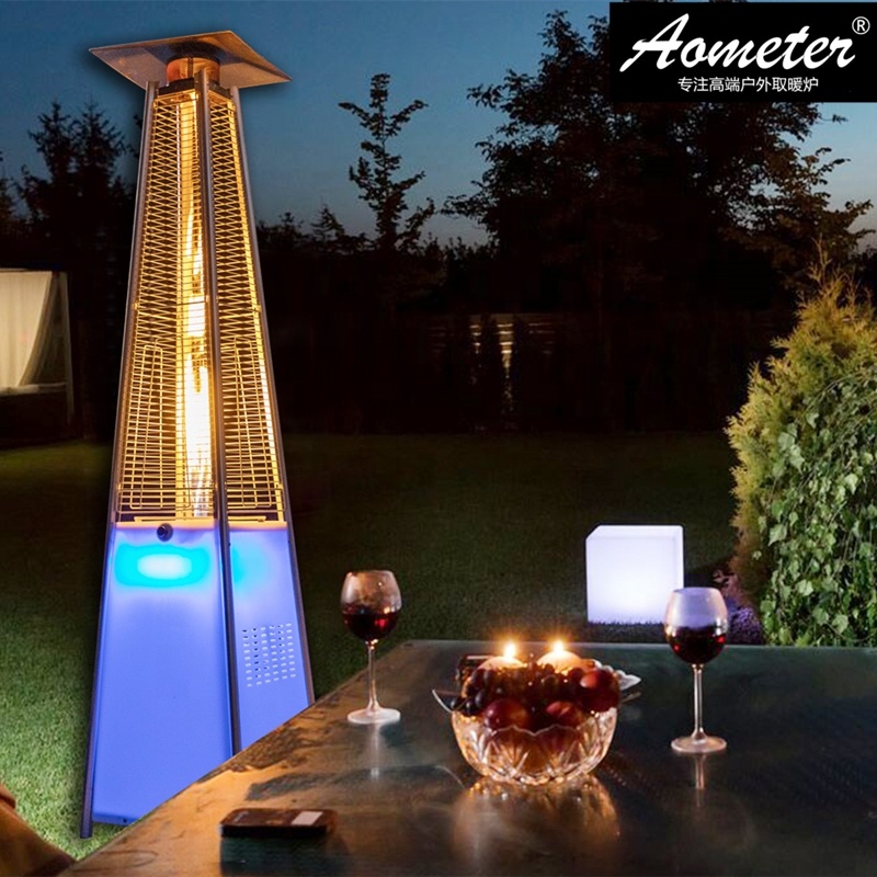 Pyramid-shaped LED Glass Tube  - đánh giá và giá Patio Heater Standing