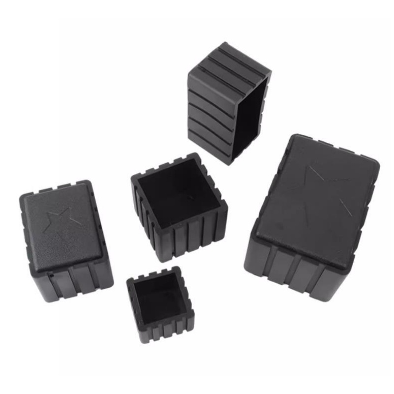 Square Rubber Black Chair Leg  - đánh giá và giá Outdoor Furniture Leg Protectors