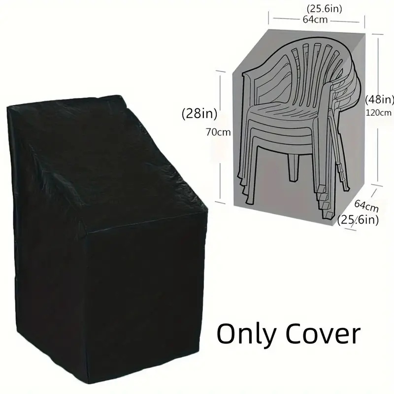 1pc Heavy-Duty Stacking Outdoo - đánh giá và giá Outdoor Furniture With Covers