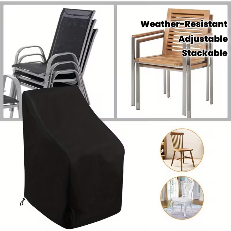 1pc Heavy-Duty Stacking Outdoo - đánh giá và giá Outdoor Furniture With Covers