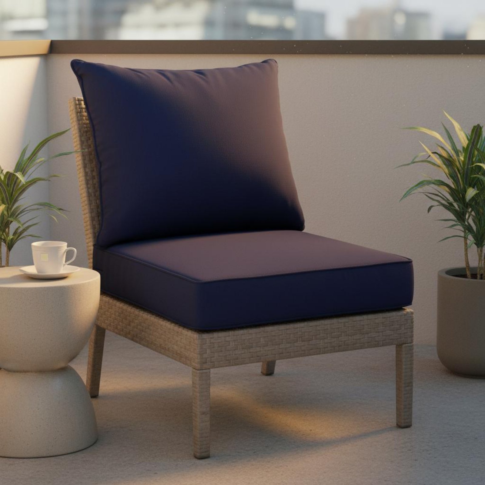 Patio Chair Pad Hidden Closure - đánh giá và giá Outdoor Furniture Fabric