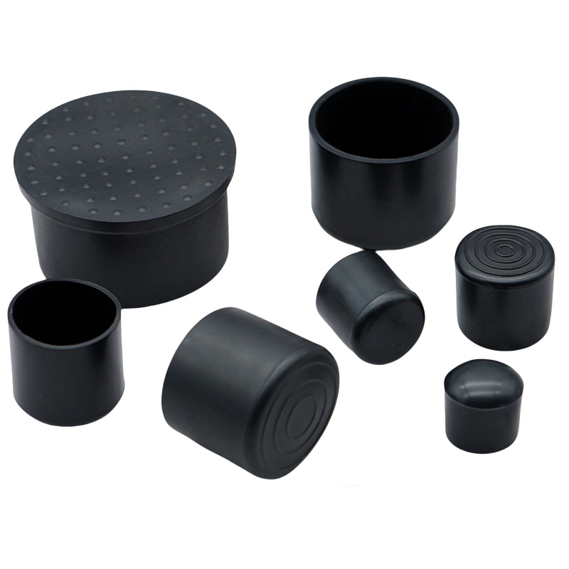 PVC 4-100mm Black Round Chair  - đánh giá và giá Outdoor Furniture Leg Protectors